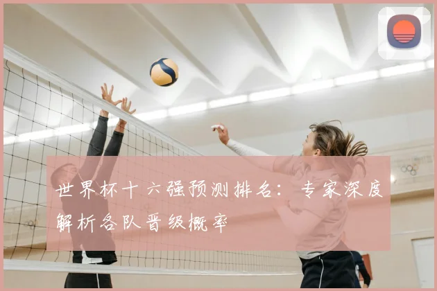 世界杯十六强预测排名:专家深度解析各队晋级概率